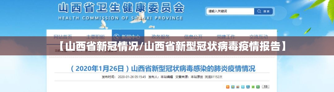 【山西省新冠情况/山西省新型冠状病毒疫情报告】