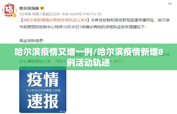 哈尔滨疫情又增一例/哈尔滨疫情新增8例活动轨迹