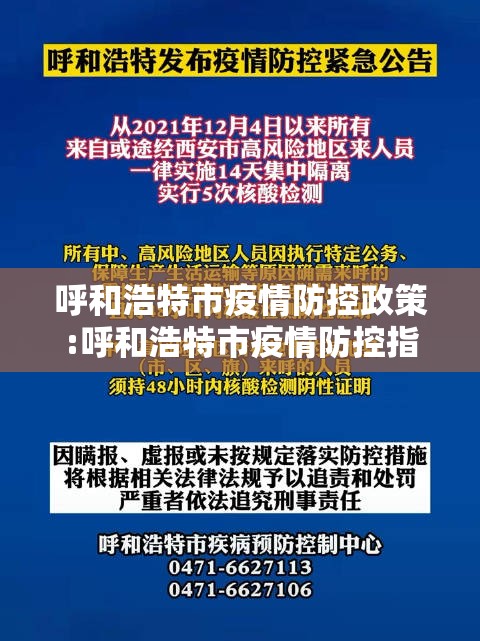 呼和浩特市疫情防控政策:呼和浩特市疫情防控指南