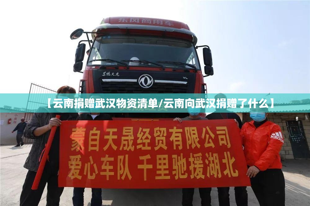 【云南捐赠武汉物资清单/云南向武汉捐赠了什么】