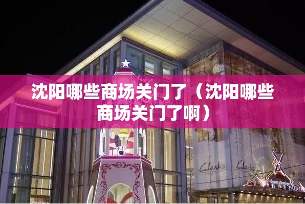 沈阳哪些商场关门了（沈阳哪些商场关门了啊）