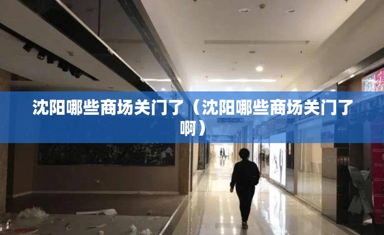 沈阳哪些商场关门了（沈阳哪些商场关门了啊）