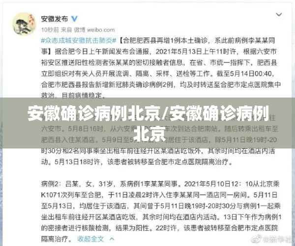 安徽确诊病例北京/安徽确诊病例 北京