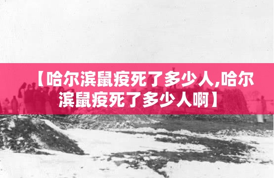 【哈尔滨鼠疫死了多少人,哈尔滨鼠疫死了多少人啊】