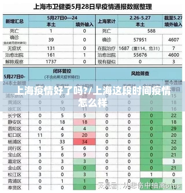 上海疫情好了吗?/上海这段时间疫情怎么样