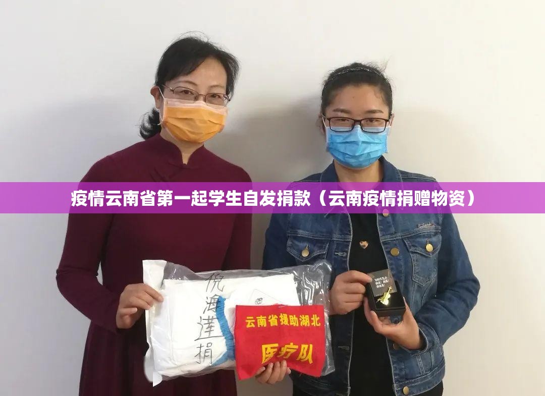 疫情云南省第一起学生自发捐款（云南疫情捐赠物资）
