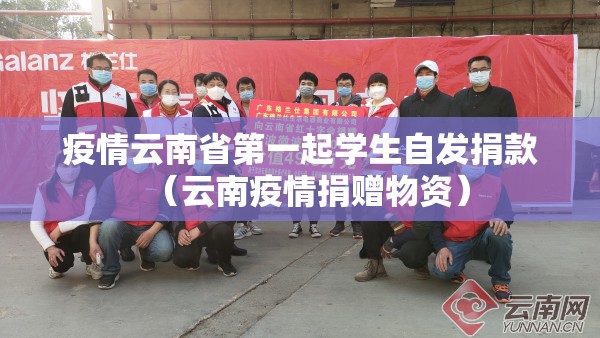 疫情云南省第一起学生自发捐款（云南疫情捐赠物资）