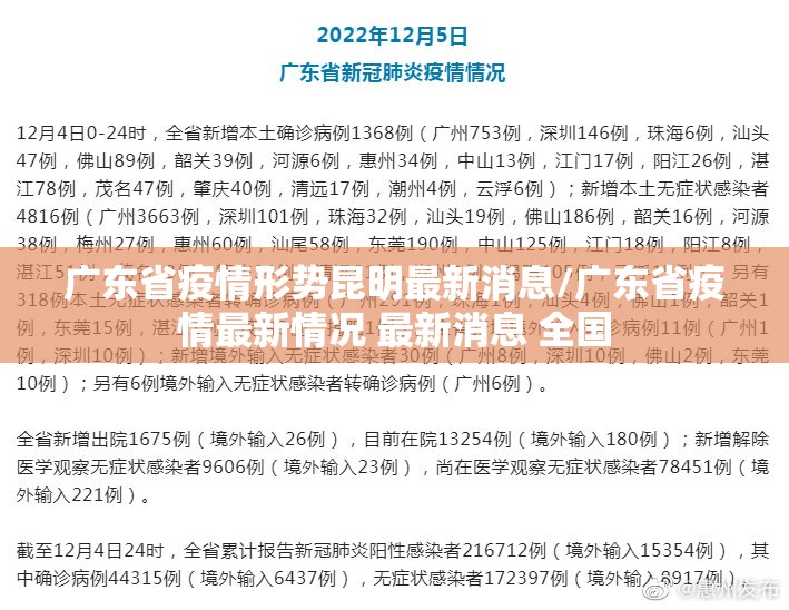 广东省疫情形势昆明最新消息/广东省疫情最新情况 最新消息 全国