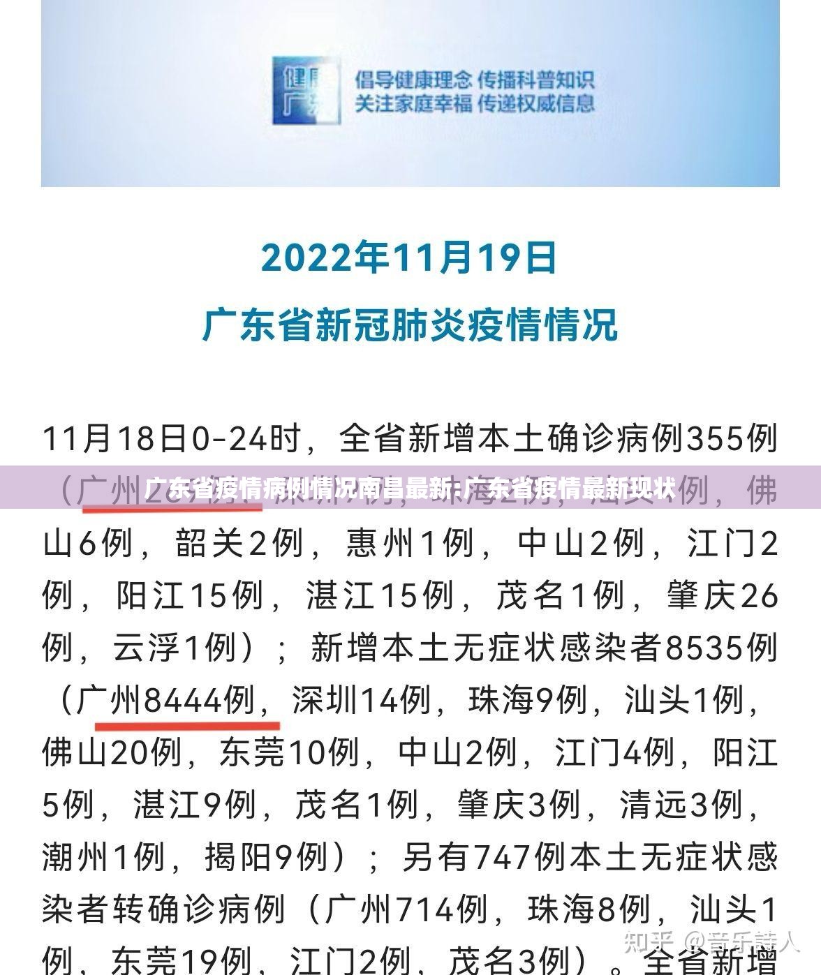 广东省疫情病例情况南昌最新:广东省疫情最新现状