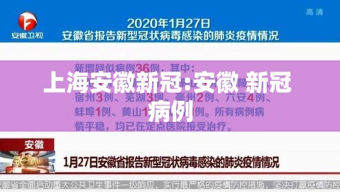 上海安徽新冠:安徽 新冠 病例