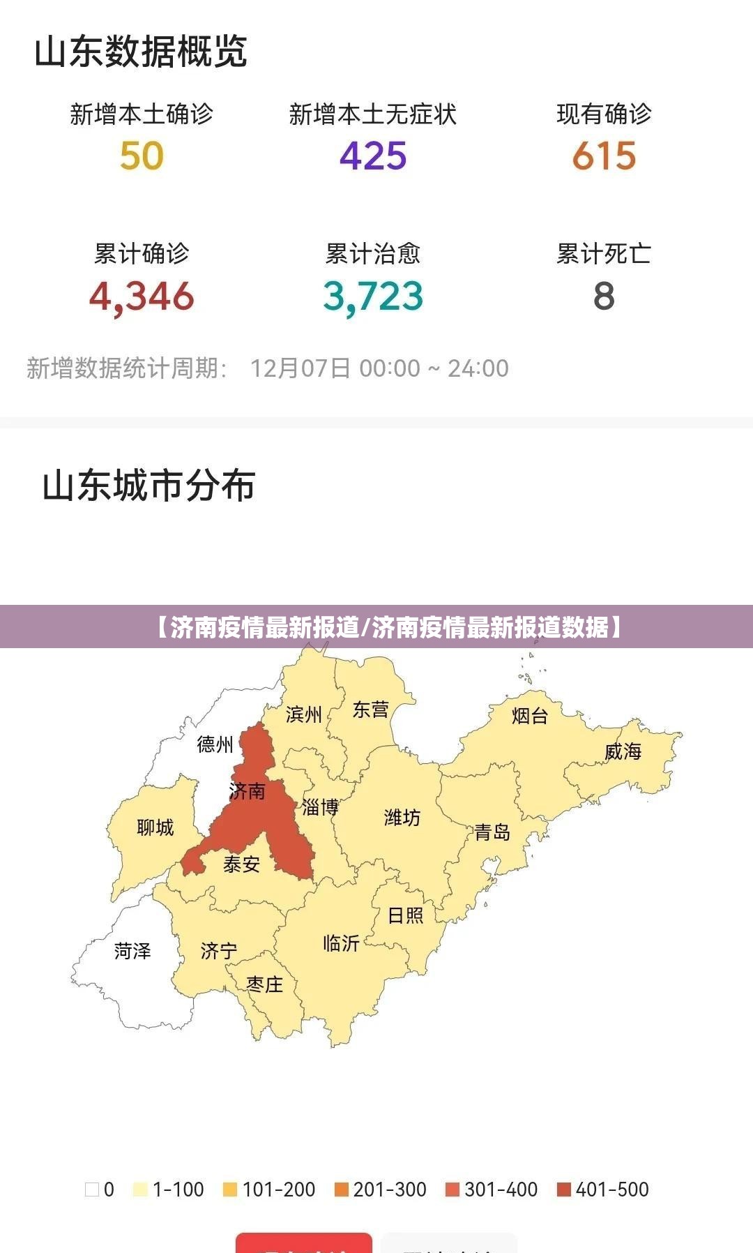 【济南疫情最新报道/济南疫情最新报道数据】