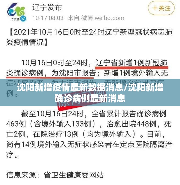 沈阳新增疫情最新数据消息/沈阳新增确诊病例最新消息