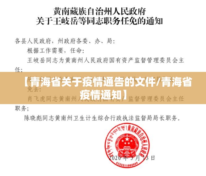 【青海省关于疫情通告的文件/青海省疫情通知】