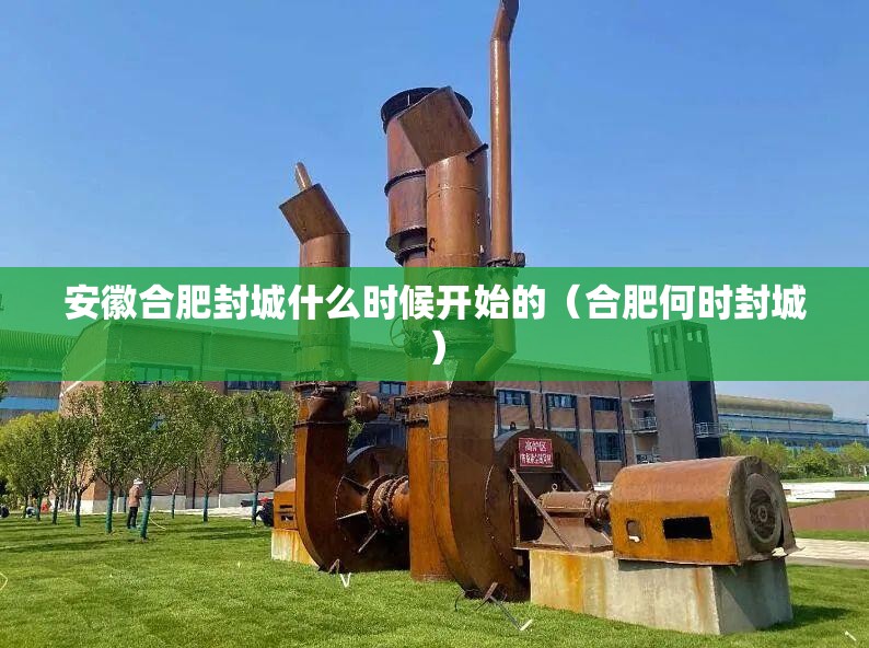 安徽合肥封城什么时候开始的（合肥何时封城）