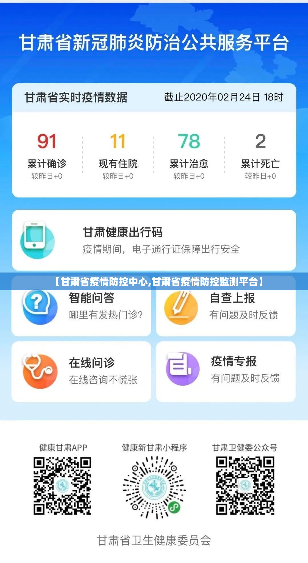 【甘肃省疫情防控中心,甘肃省疫情防控监测平台】