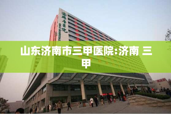 山东济南市三甲医院:济南 三甲