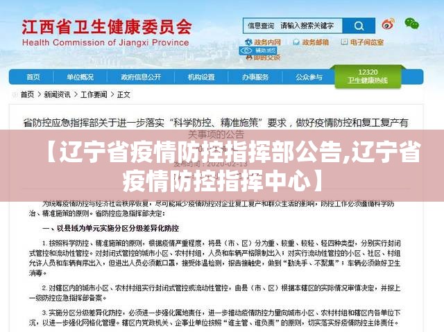 【辽宁省疫情防控指挥部公告,辽宁省疫情防控指挥中心】
