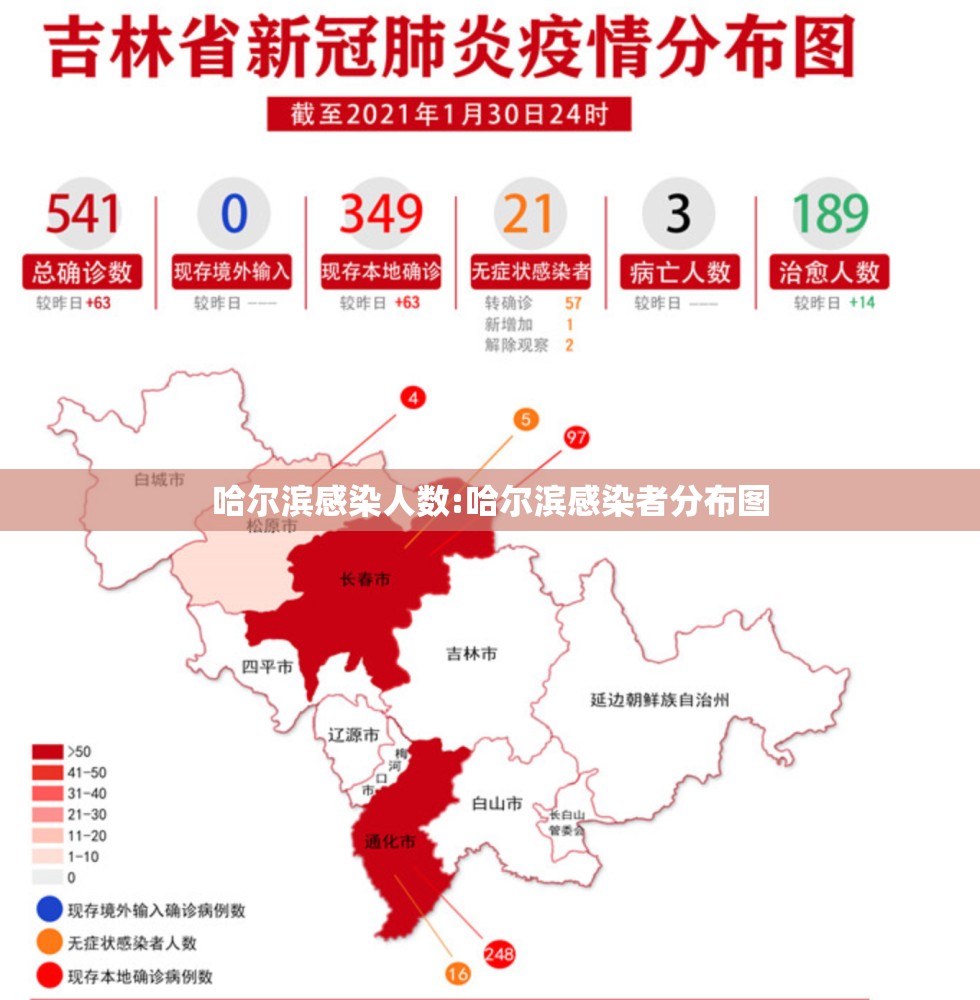 哈尔滨感染人数:哈尔滨感染者分布图