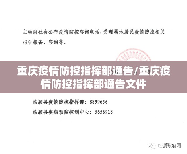 重庆疫情防控指挥部通告/重庆疫情防控指挥部通告文件
