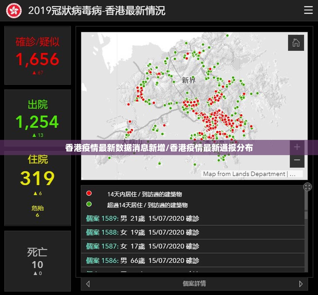 香港疫情最新数据消息新增/香港疫情最新通报分布