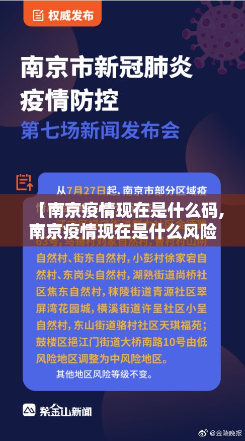 【南京疫情现在是什么码,南京疫情现在是什么风险】