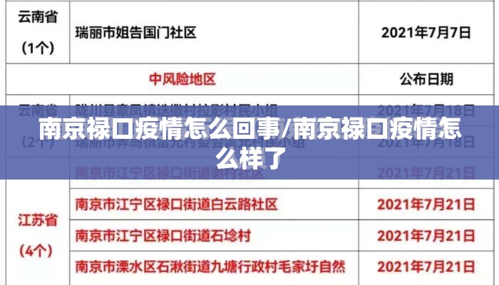 南京禄口疫情怎么回事/南京禄口疫情怎么样了