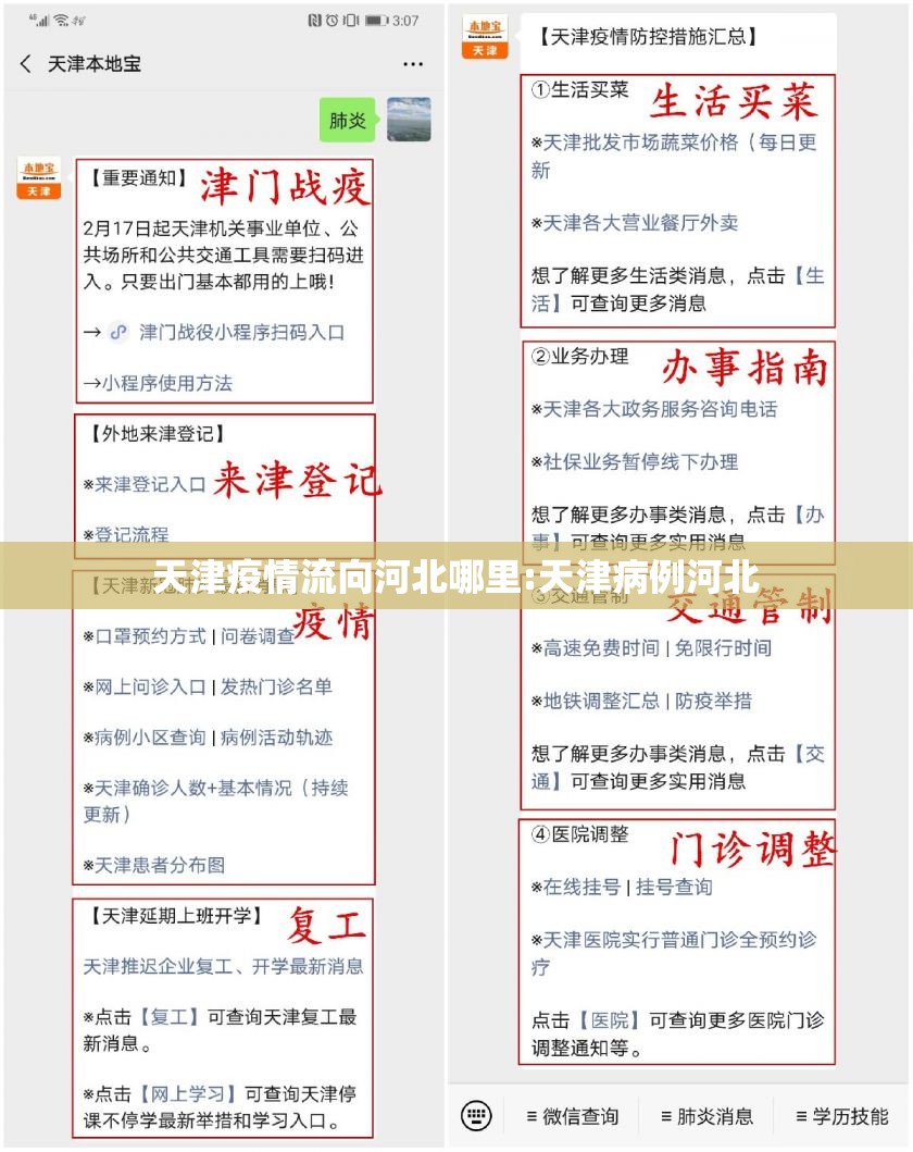 天津疫情流向河北哪里:天津病例河北