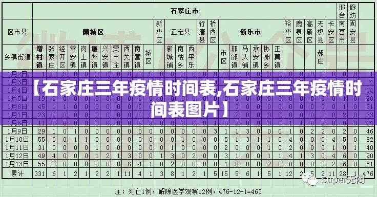 【石家庄三年疫情时间表,石家庄三年疫情时间表图片】