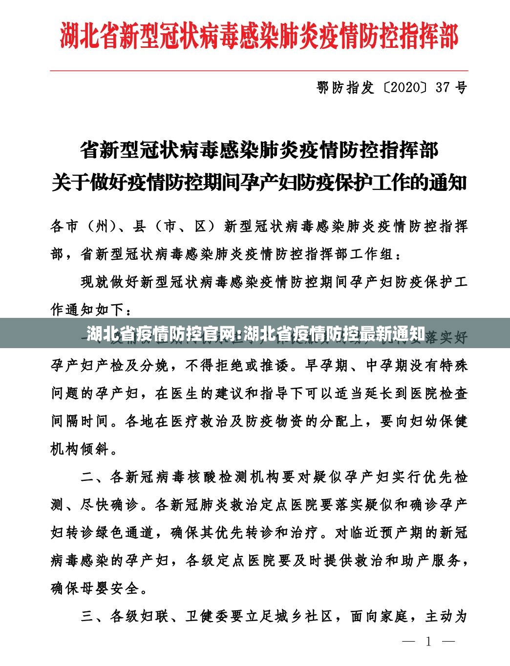 湖北省疫情防控官网:湖北省疫情防控最新通知
