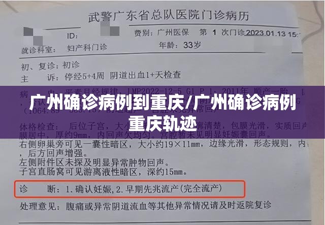 广州确诊病例到重庆/广州确诊病例重庆轨迹