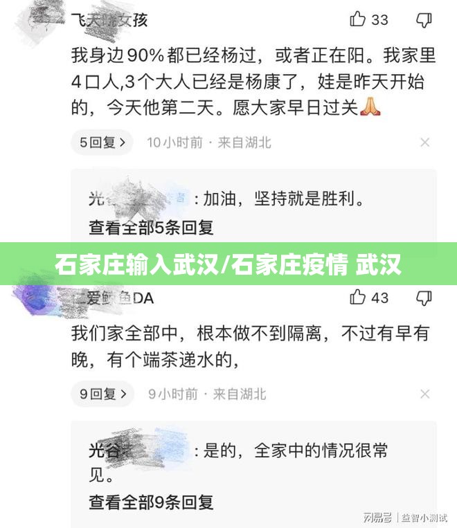 石家庄输入武汉/石家庄疫情 武汉