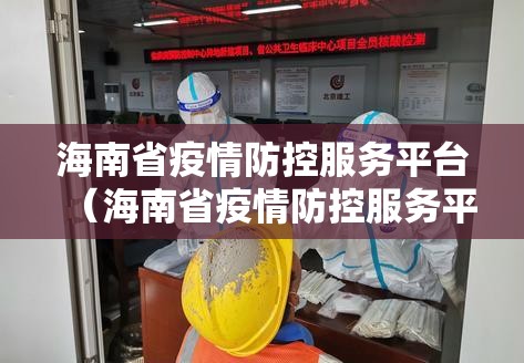 海南省疫情防控服务平台（海南省疫情防控服务平台官网）