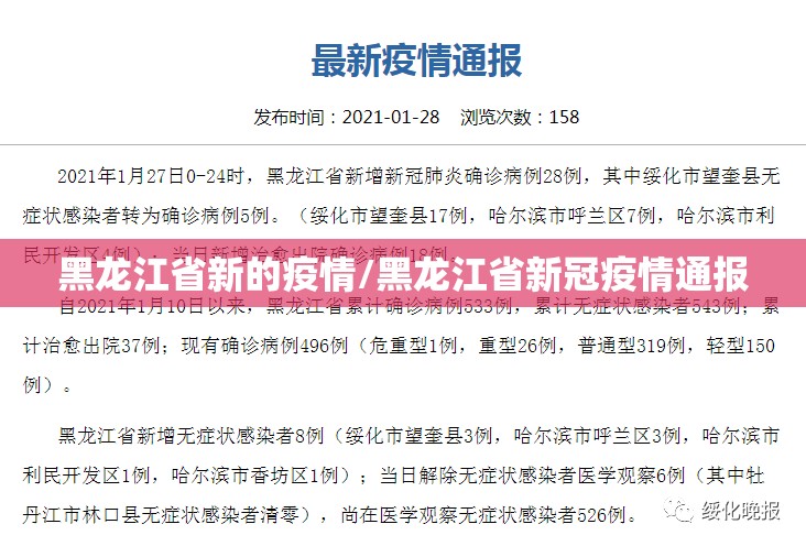 黑龙江省新的疫情/黑龙江省新冠疫情通报